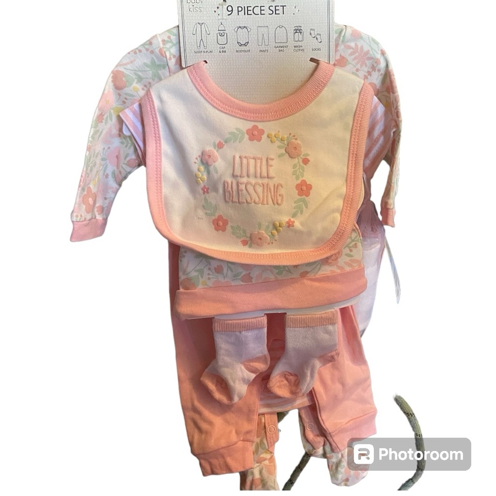 9 Piece Baby Girl Set